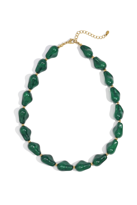 Colliers de perles en acrylique, série décontractée, simple et quotidienne, bijoux pour femmes