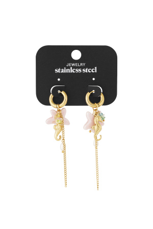Boucles D'Oreilles Hippocampe D'Été h5 Image4