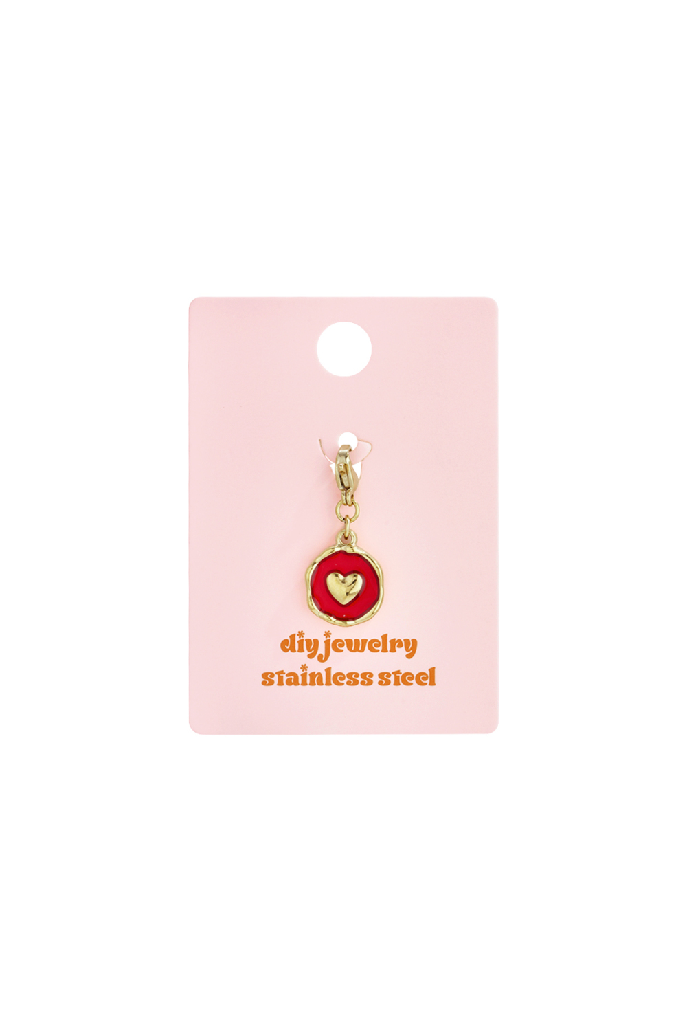 Bijoux Pour Femmes - Breloques En Forme De Cœur - Collection Décontractée Et Simple Pour Tous Les Jours Image3