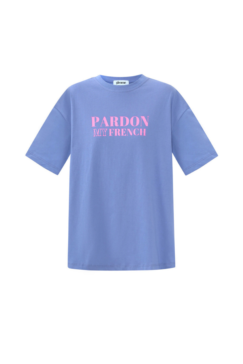 Cotton T-Shirt Femme Casual Letters 