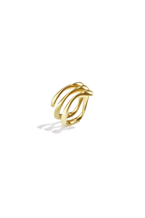 Bague À 3 Couches Avec Effet Ondulé h5 