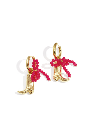 Boucles D'Oreilles Pendantes, Nœud Papillon, Bottes, Série Décontractée, Quotidienne, Simple, Bijoux Pour Femmes h5 