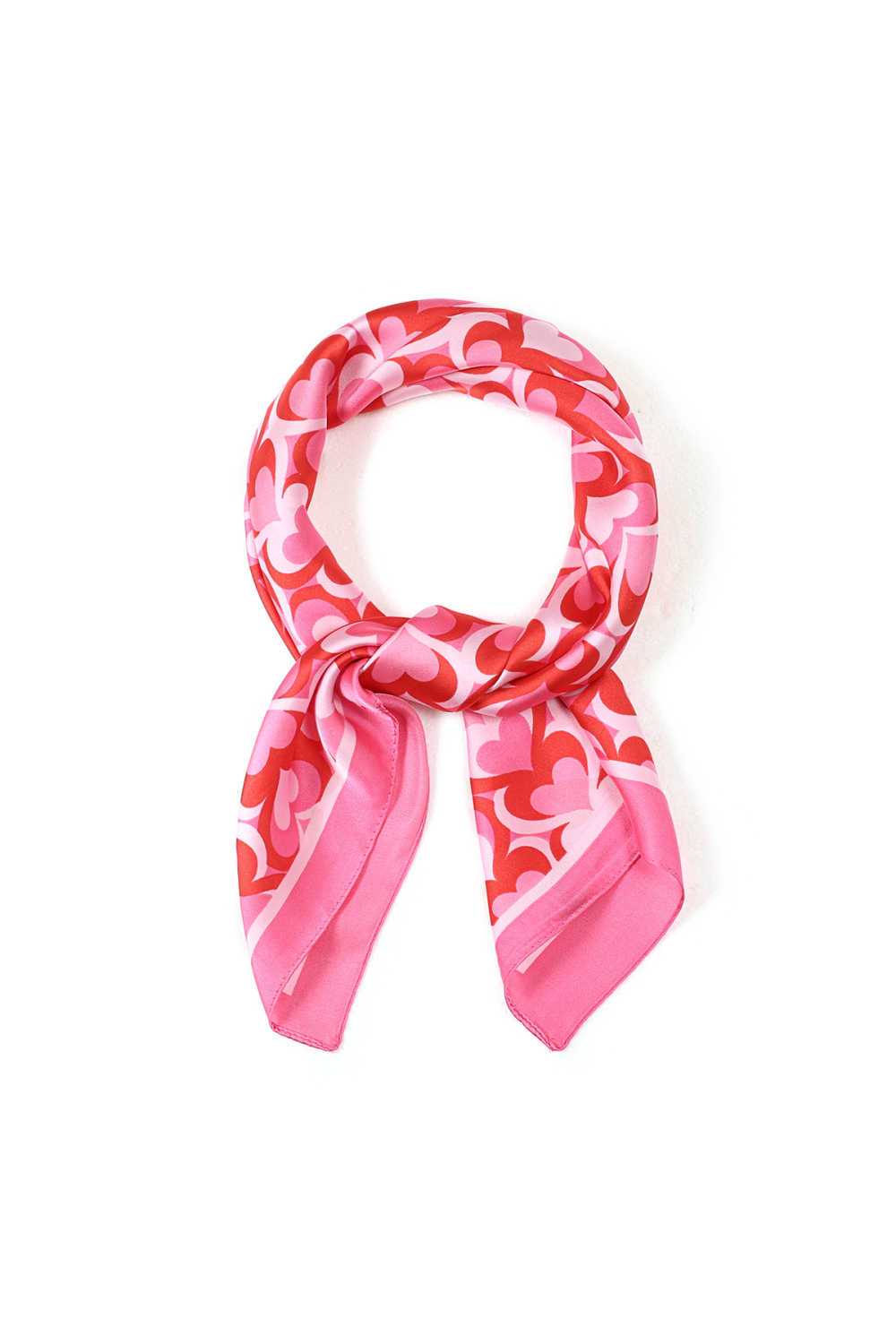 Écharpes D'Été À Motif Cœur, En Polyester Décontracté, Accessoires Du Quotidien Image2