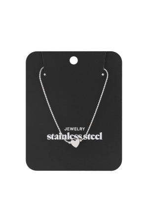 Collier Coeur Couleur Or Acier Inoxydable h5 Image6