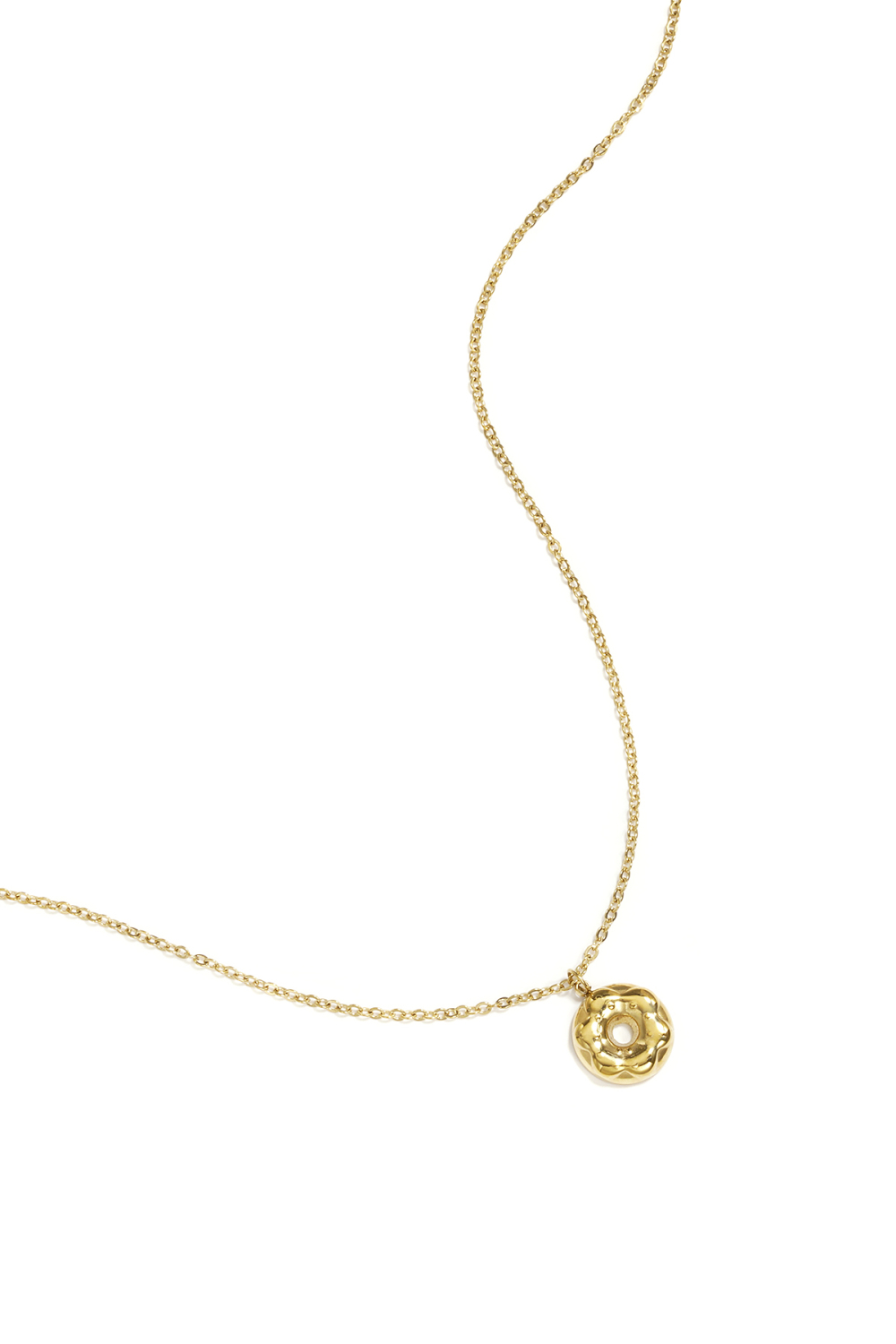 Collier Avec Pendentif Donut 
