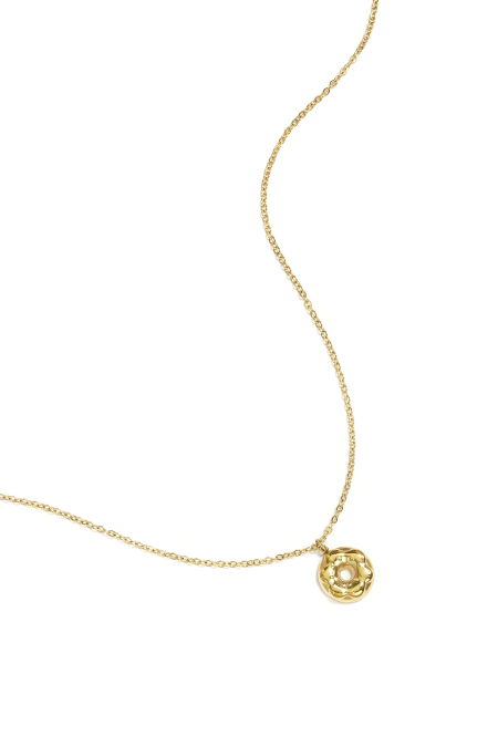 Collier avec pendentif donut