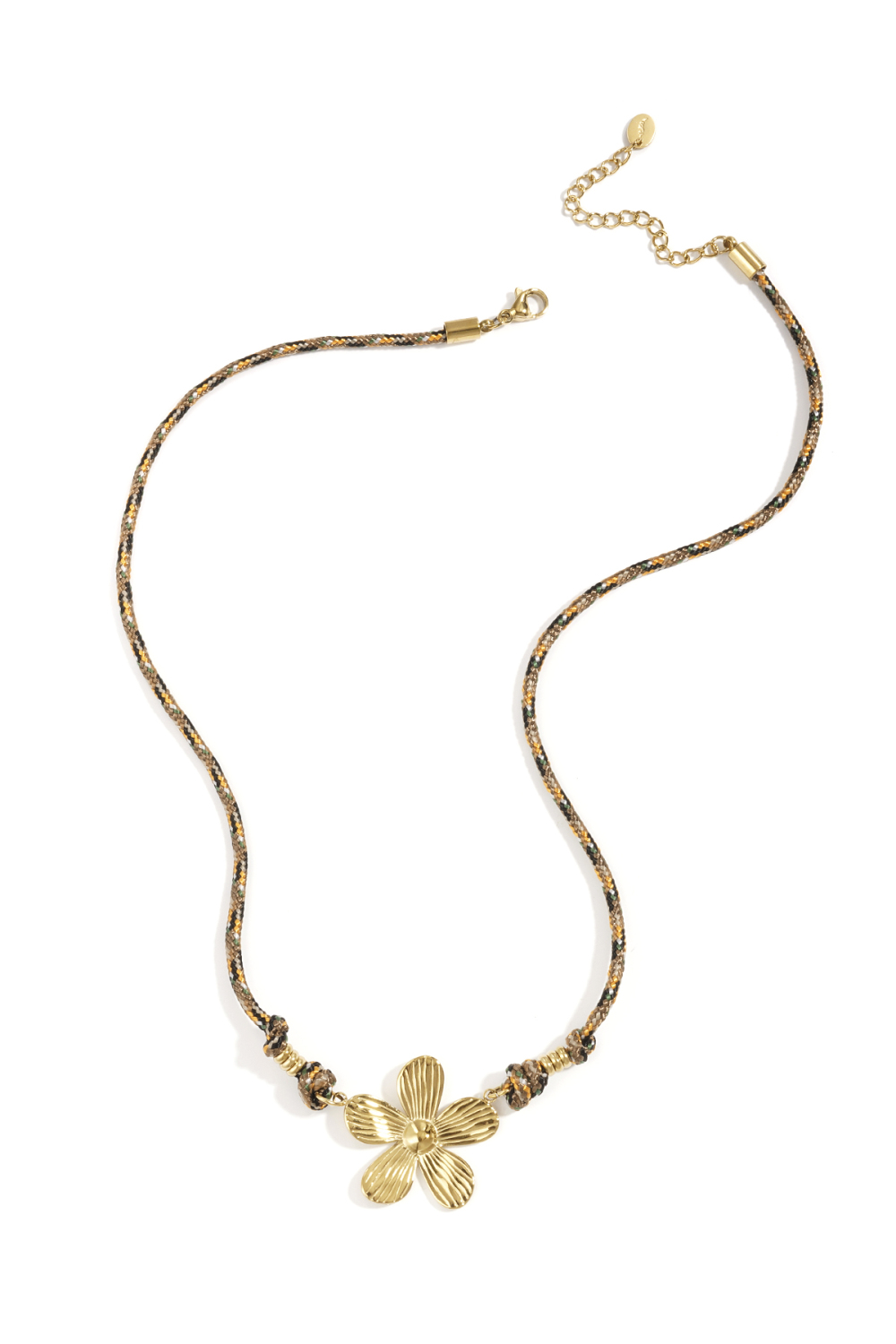 Colliers Pendentifs En Acier Inoxydable Fleur Casual Daily Simple Série Bijoux Pour Femmes 