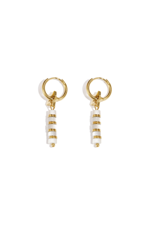 Boucles D'Oreilles En Forme D'Étoile Avec Perles h5 