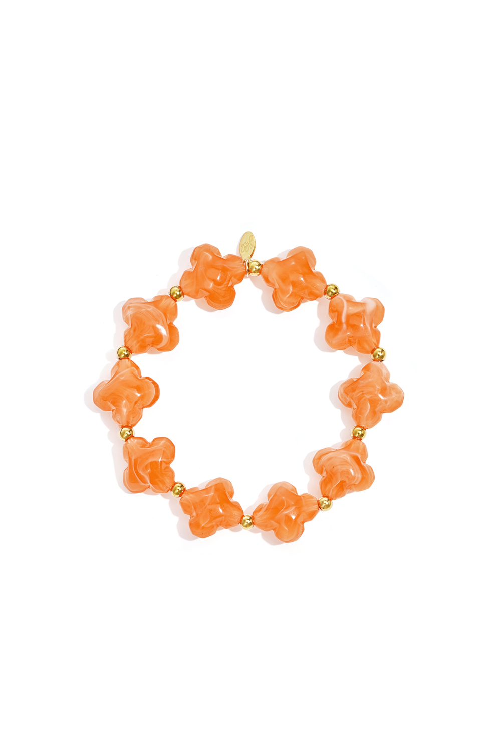 Bracelet De Perles Avec Des Perles En Forme De Trèfle h5Image3