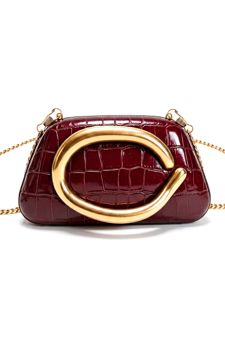 Sac princesse avec accent doré en C