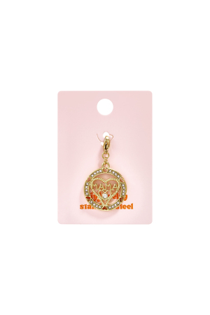 Breloque Maman En Forme De Cœur Avec Strass À Faire Soi-Même h5 Image4