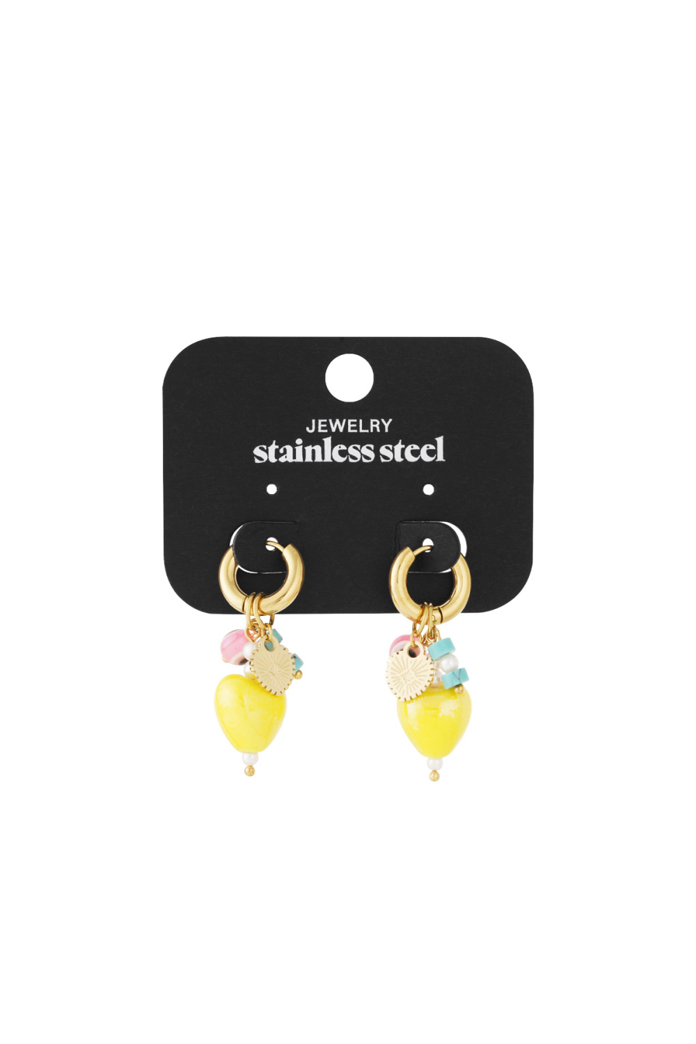 Boucles D'Oreilles Citron Avec Breloques Image4