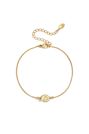 Bracelet Minimaliste Avec Coquillage En Spirale h5 