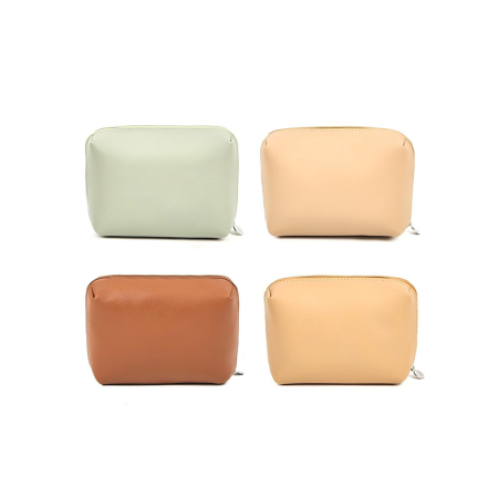 Magnifiques trousses de maquillage pour femmes en PVC uni 2