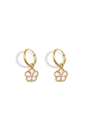 Boucles D'Oreilles Fleurs Mignonnes h5 