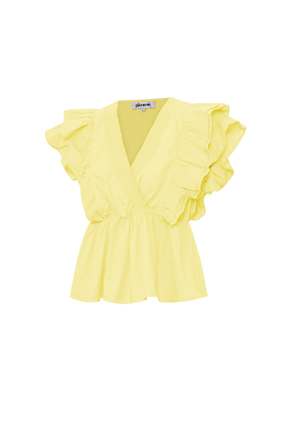 Blouse Sans Manches Tissée Élégante Bordure Frangée Couleur Unie Printemps/Été Image2