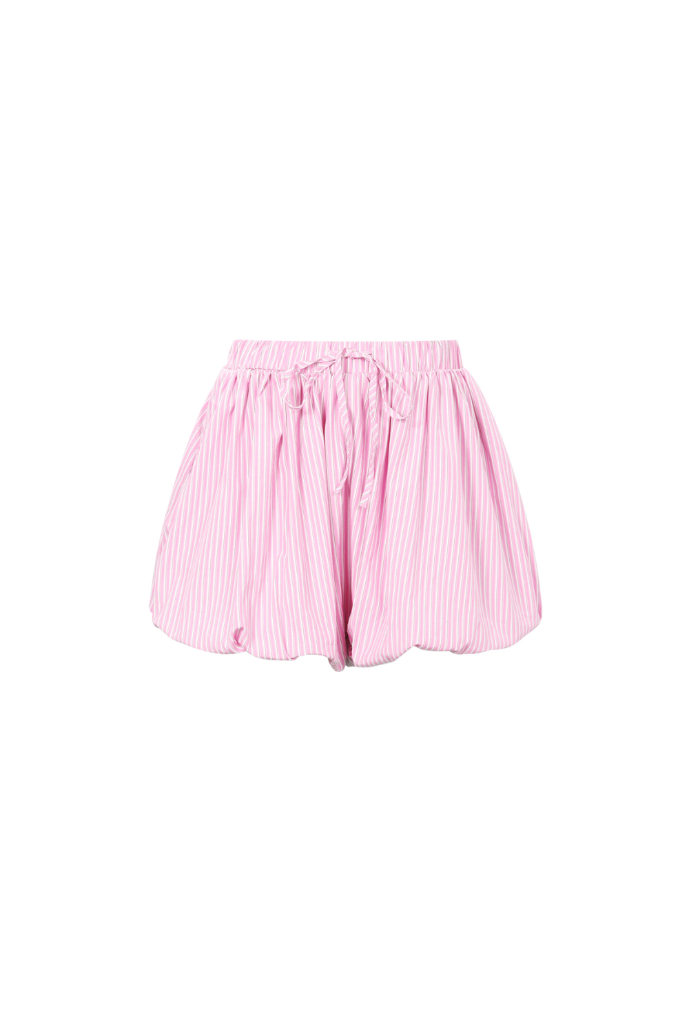 Woven Cotton Shorts Femme Casual Stripes 