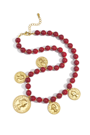 Colliers De Perles En Acrylique, Série Rétro Classique Quotidienne, Bijoux Pour Femmes h5 