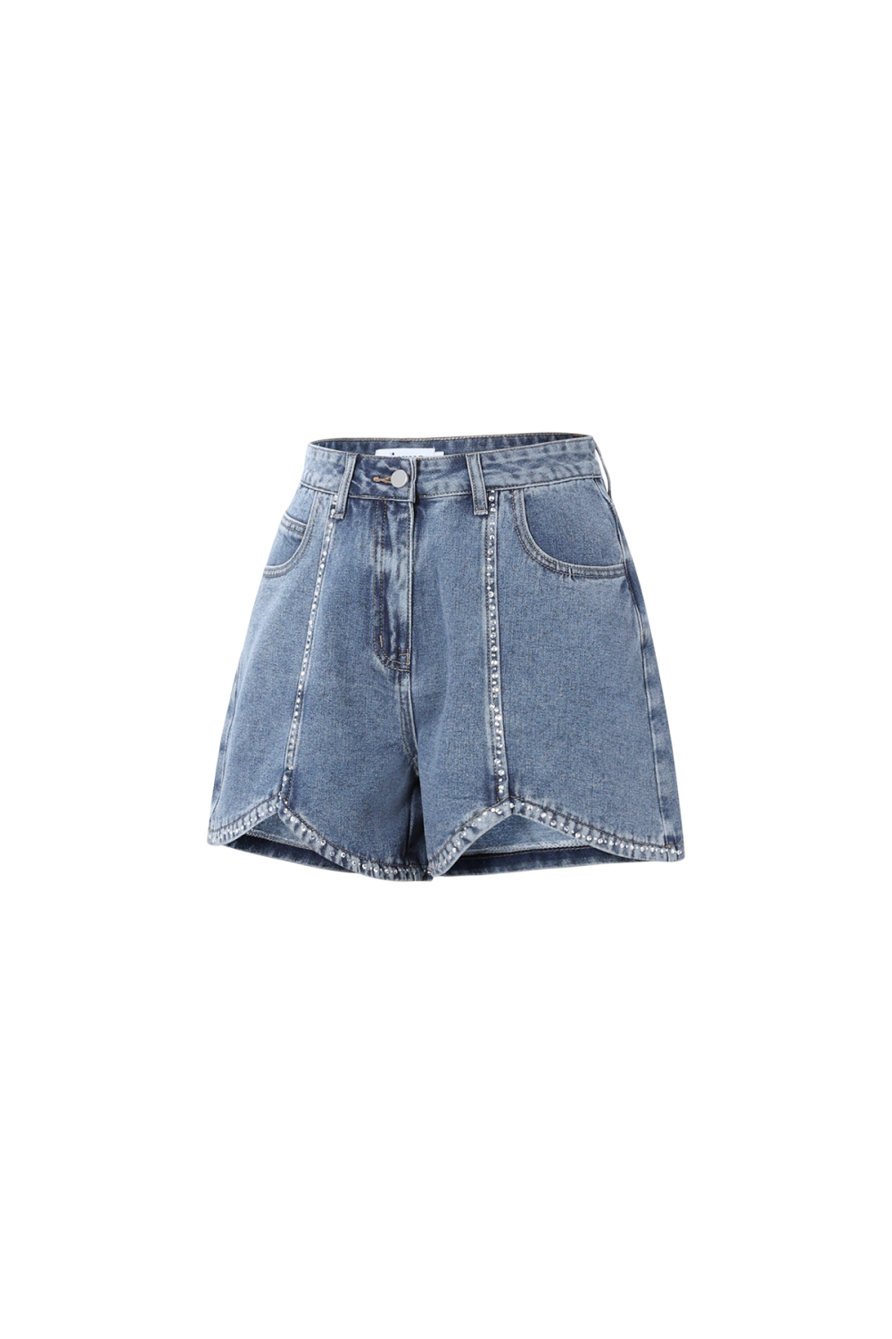 Short En Jean À Strass Image2