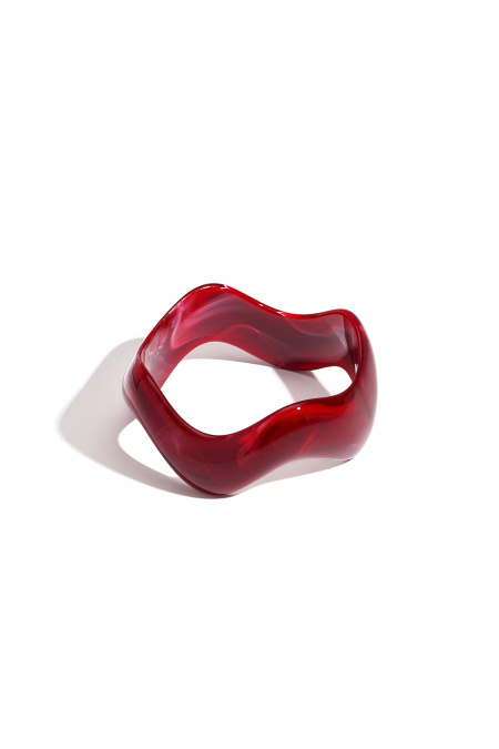 Bracelets en acrylique de forme irrégulière, série décontractée et simple pour femmes