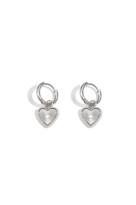 boucles d'oreilles cœurs espoir