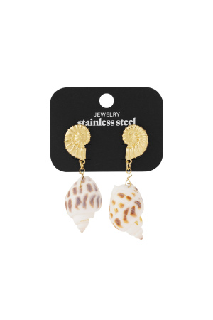 Boucles D'Oreilles Coquillage Élégance h5 Image4