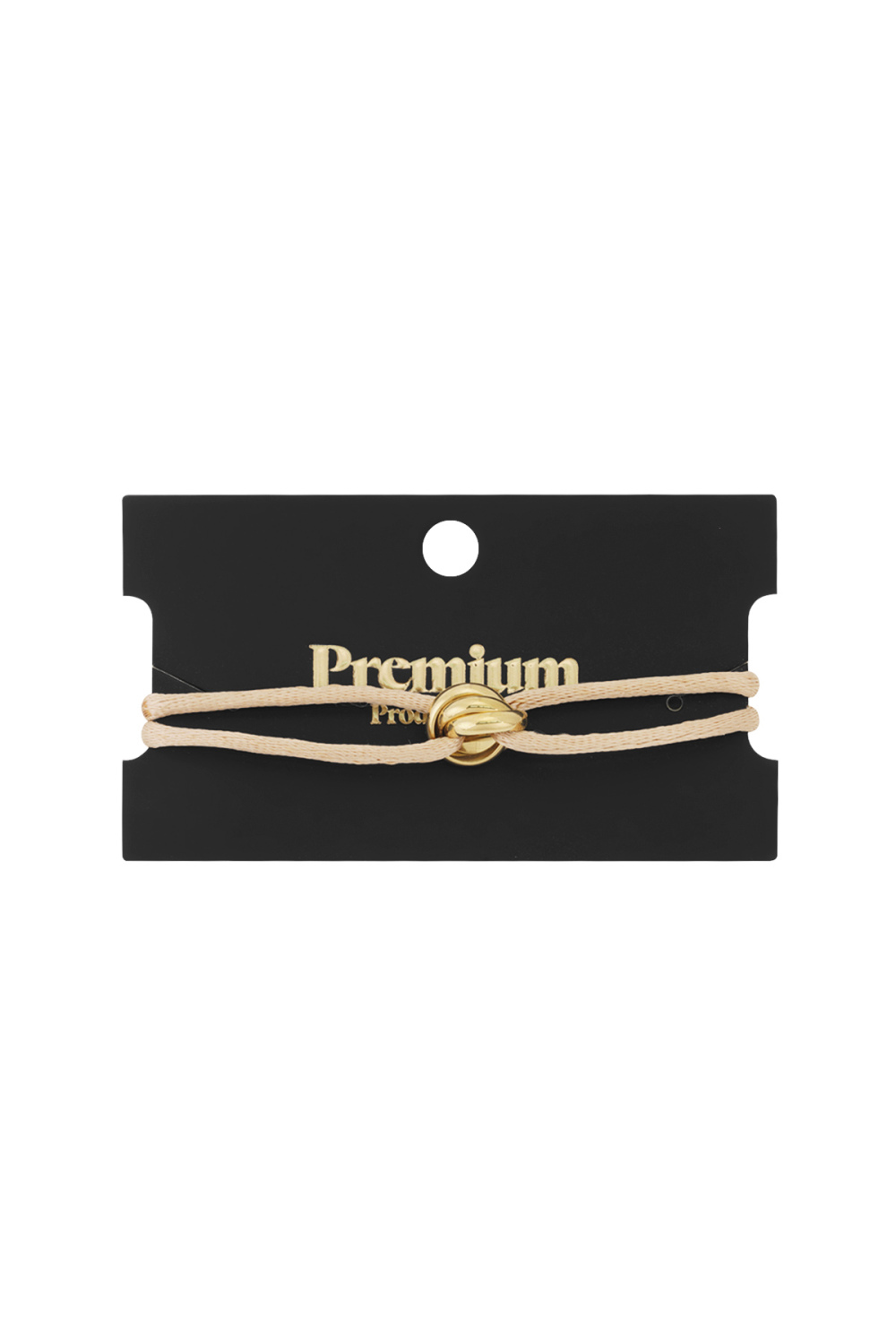 Bracelet En Acier Inoxydable À Nœud Satiné (Pack With Plastic Bag) h5Image3