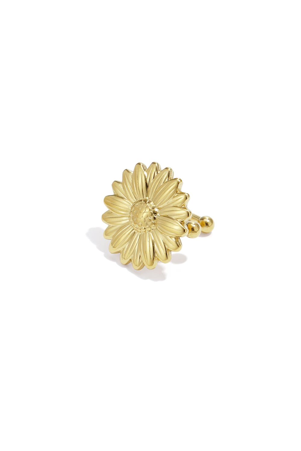 Boucles D'Oreilles En Acier Inoxydable, Style Décontracté Et Simple, Série Fleur, Bijoux Pour Femmes 