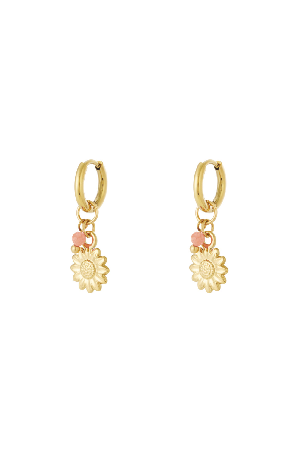 Boucles D'Oreilles Pétales Roses Image3