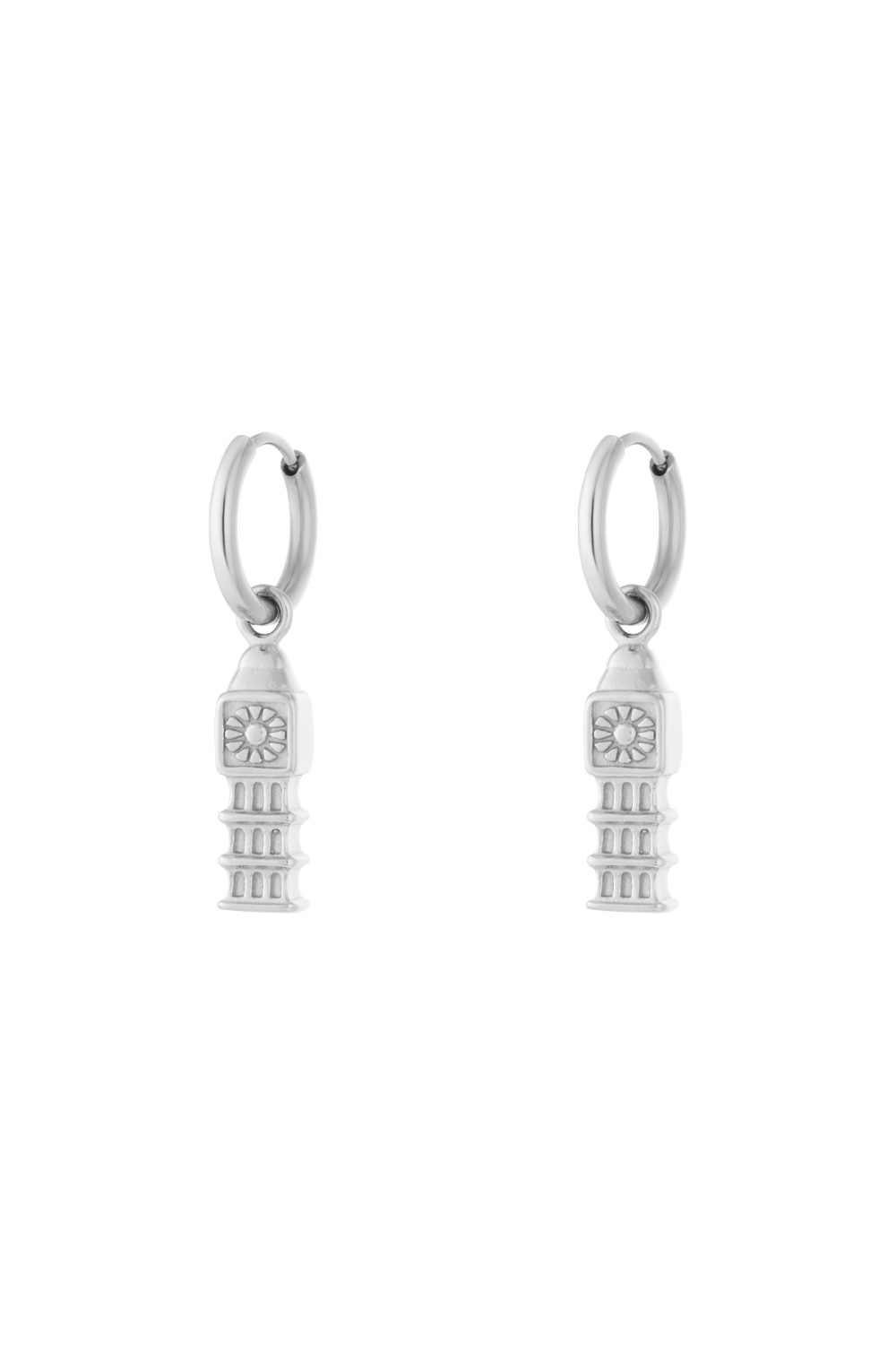 Boucles D'Oreilles Pendantes En Acier Inoxydable, Style Dessin Animé, Décontracté, Quotidien, Simple, Bijoux Pour Femmes h5Image3