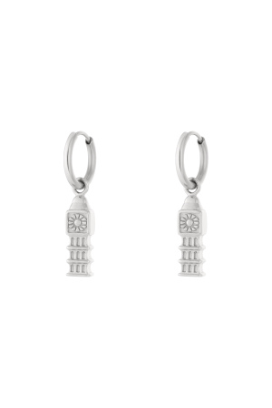 Boucles D'Oreilles Pendantes En Acier Inoxydable, Style Dessin Animé, Décontracté, Quotidien, Simple, Bijoux Pour Femmes h5 Image3