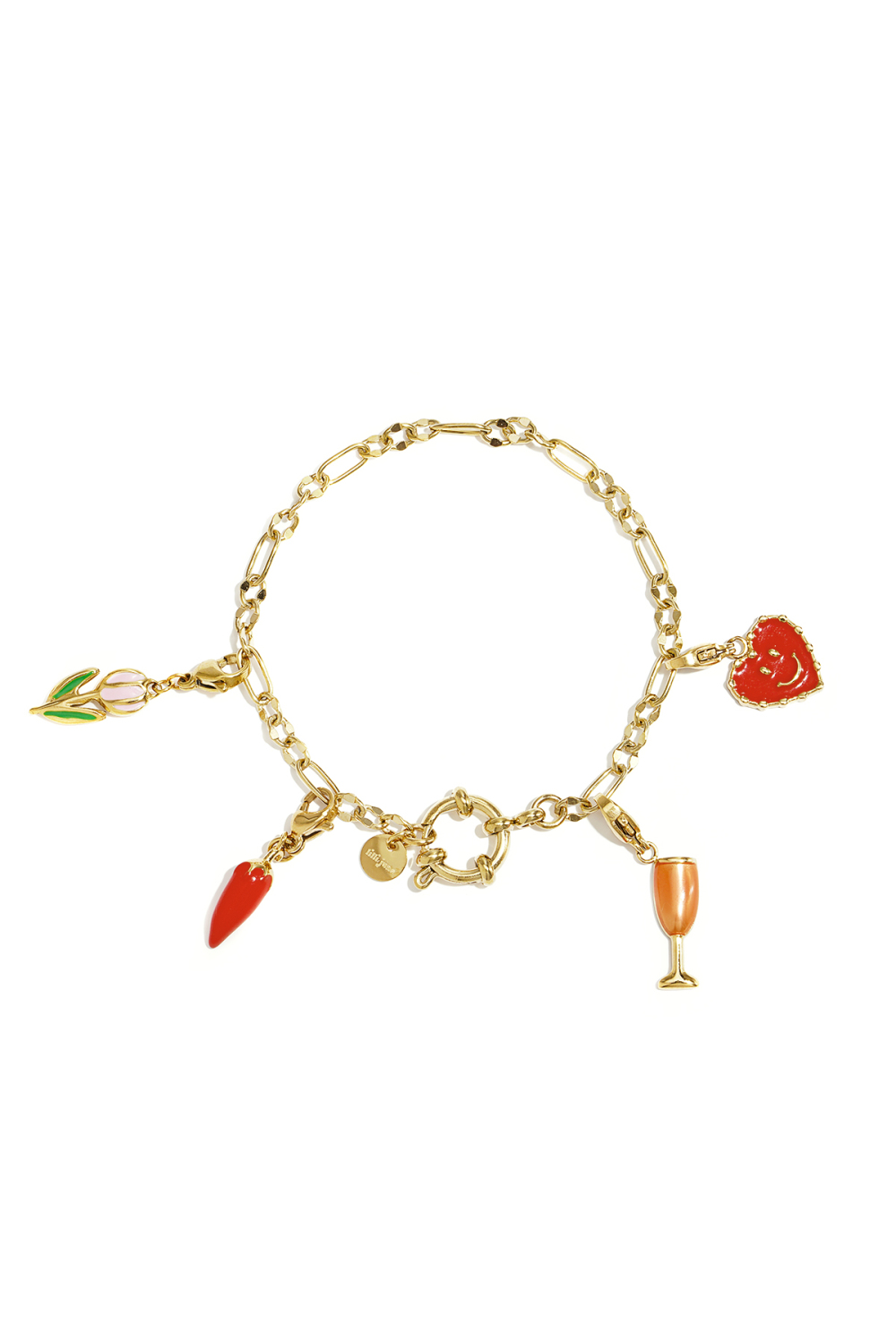 Bracelet Avec Fermoir Avant Et Maillons De Tailles Différentes Image2