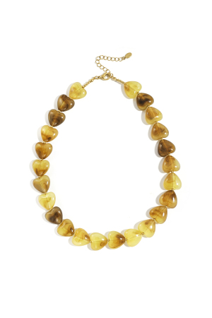 Collier Avec Perles En Forme De Cœur h5 Image4