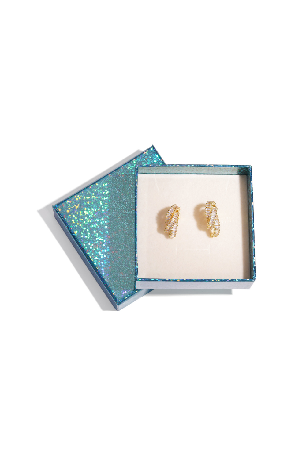 Boucles D'Oreilles Créoles En Cuivre Géométriques Élégantes De Noël, Série Luxueuse, Bijoux Pour Femmes h5Image2