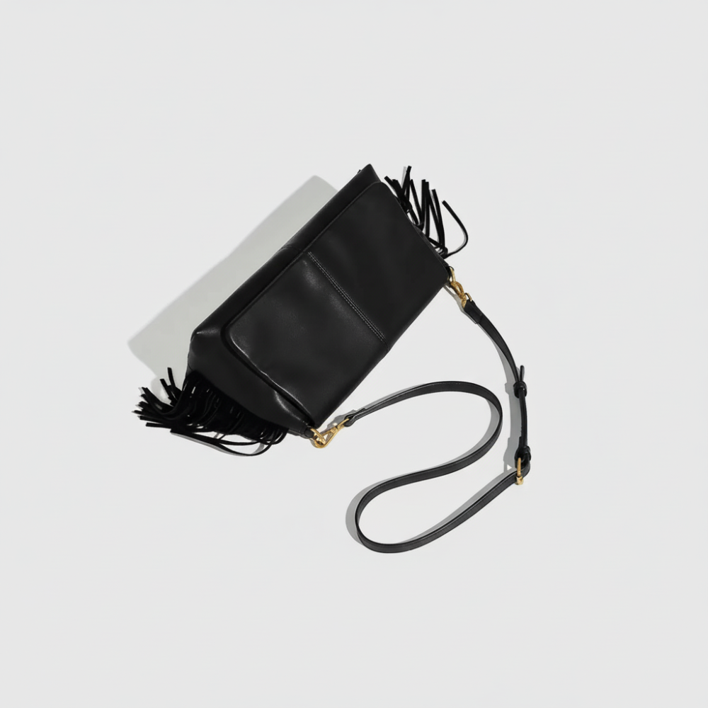 Sac À Bandoulière Élégant En Pu Pour Femme, Série Simple, 1 Pièce h5Image2