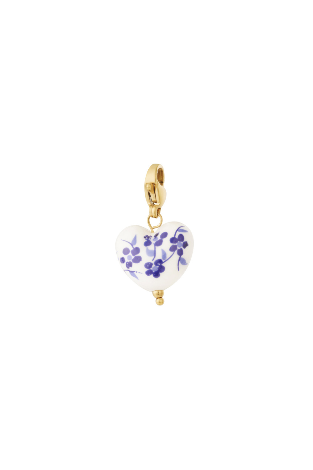 Breloque Diy En Forme De Fleur Bleue 