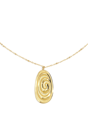 Colliers Longs En Acier Inoxydable De Forme Irrégulière, Série Décontractée, Simple Et Quotidienne, Bijoux Pour Femmes h5 Image4
