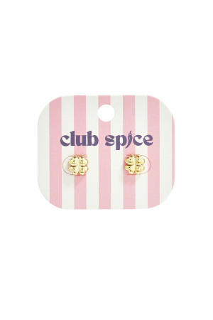 Boucles D'Oreilles Minimalistes En Forme De Trèfle h5 Image3