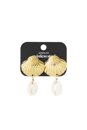 Boucle D'Oreille Coquillage Et Coquillage h5 Image4