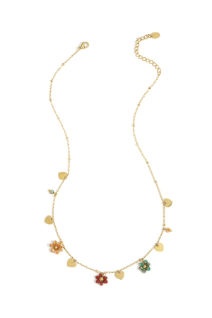 Colliers Pendentifs En Acier Inoxydable Fleur Casual Daily Simple Série Bijoux Pour Femmes h5