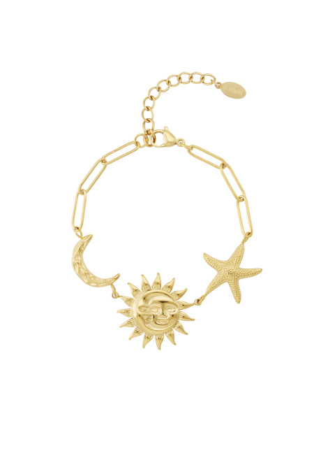 Collier Soleil Lune Étoile