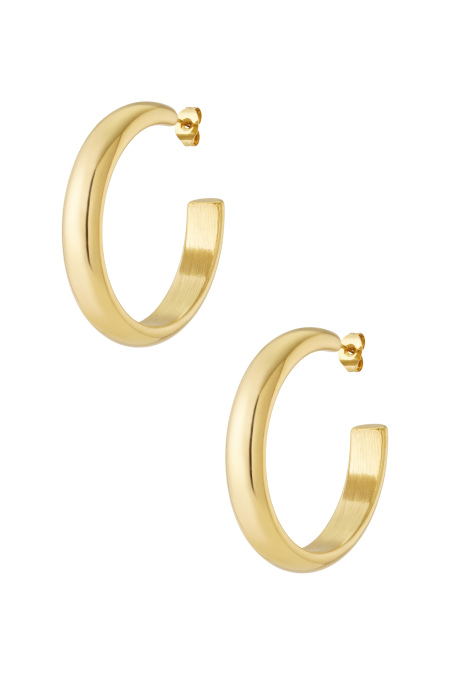 Boucles d'oreilles créoles Halo