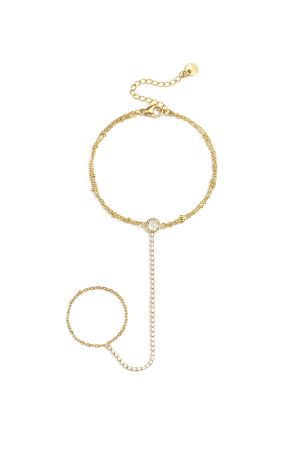 Bracelet De Tennis Avec Pierre Décorative h5 