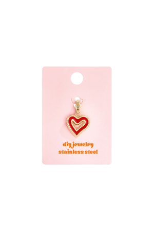 Bijoux Pour Femmes - Breloques En Forme De Cœur - Collection Décontractée Et Simple Pour Tous Les Jours h5 Image3