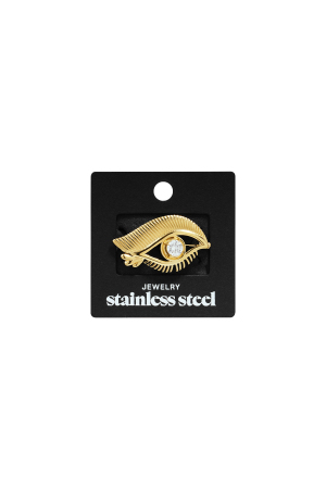 Broche Œil Ornée De Pierres h5 Image5