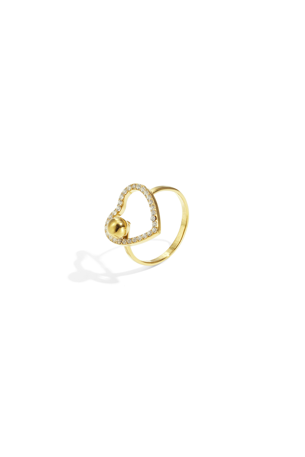 Bagues En Acier Inoxydable Pour Femme, Style Décontracté Et Simple, Série Cœur, Bijoux Pour Femmes