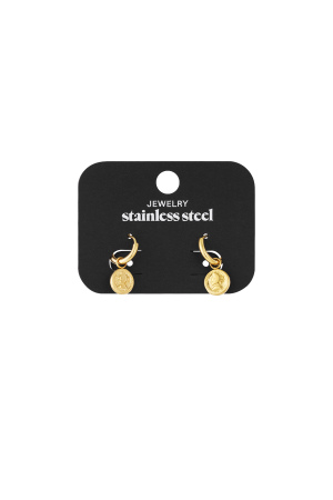 Boucles D'Oreilles Pièces De Monnaie Muse h5 Image4