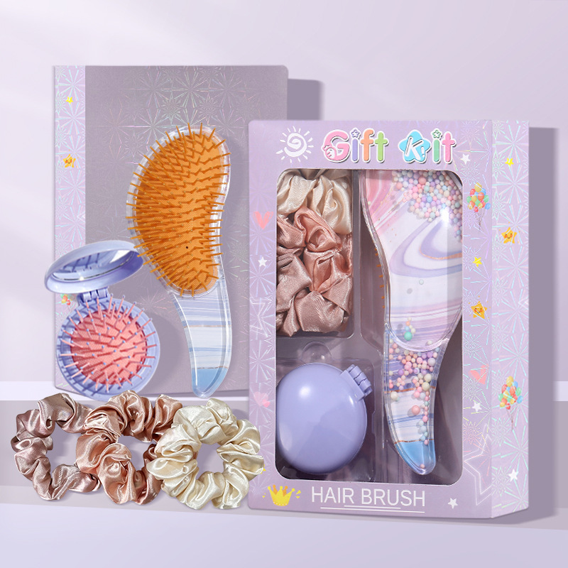 Ensemble De Peignes Et Brosses À Cheveux Polyvalentes À Coussin D'Air Pour Femmes Image3