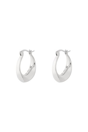 Boucles D'Oreilles Créoles Courbes h5 Image2