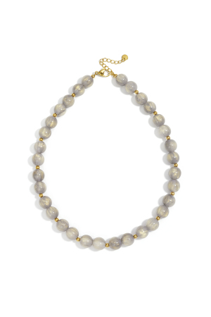 Colliers De Perles Avec Détails Dorés - 12 Mm h5 